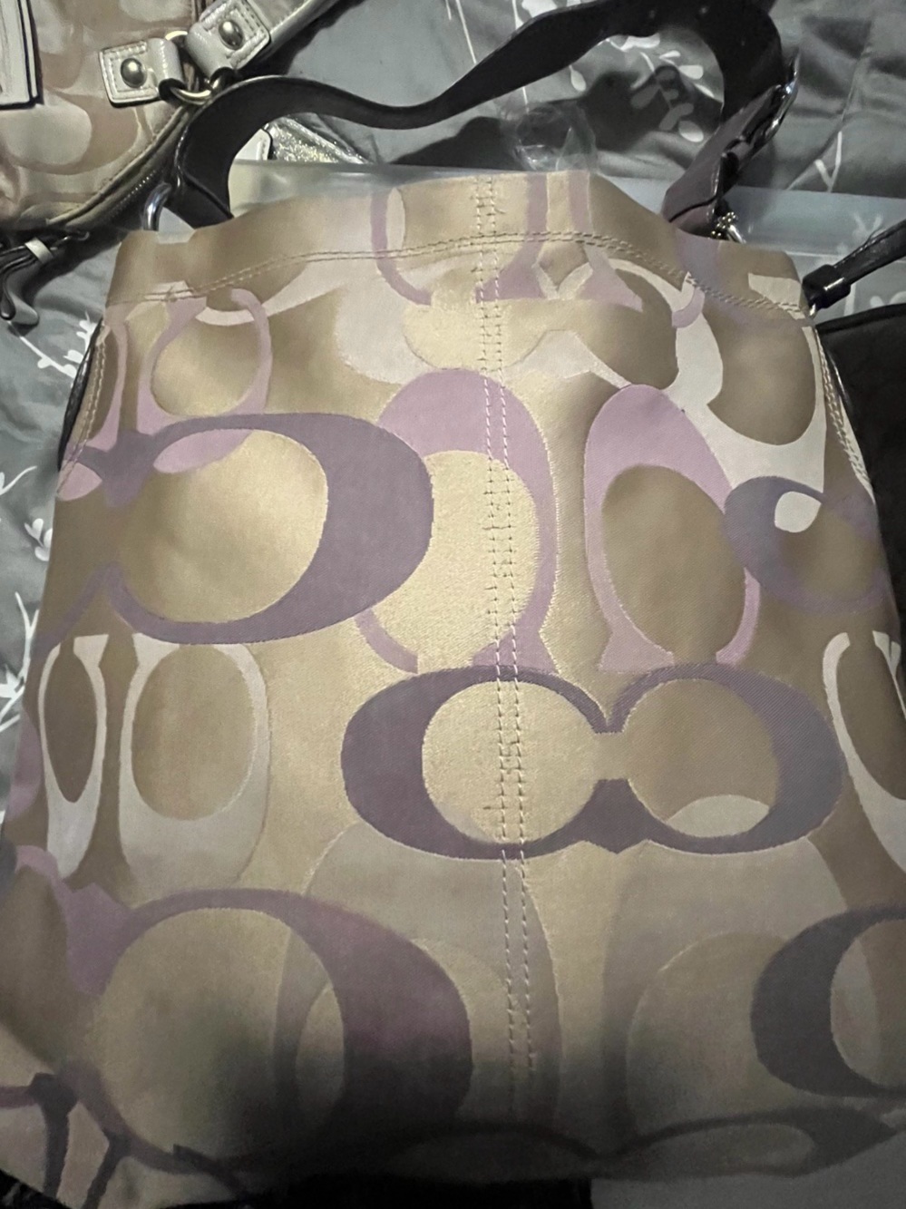 Coach Lavender Interior Shoulder Tote used
